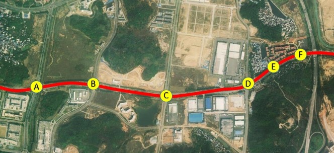 圖1 道路基礎數(shù)據(jù)圖1 道路基礎數(shù)據(jù)