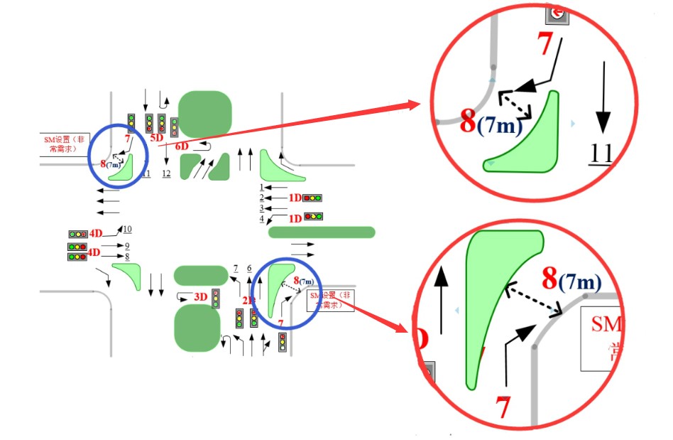 圖3 非常需求行人按鈕控制模式路口