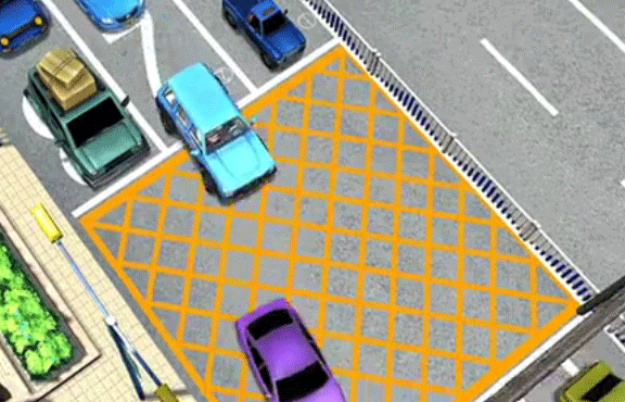 圖3 變道區(qū)轉(zhuǎn)自《光頭強行車記》