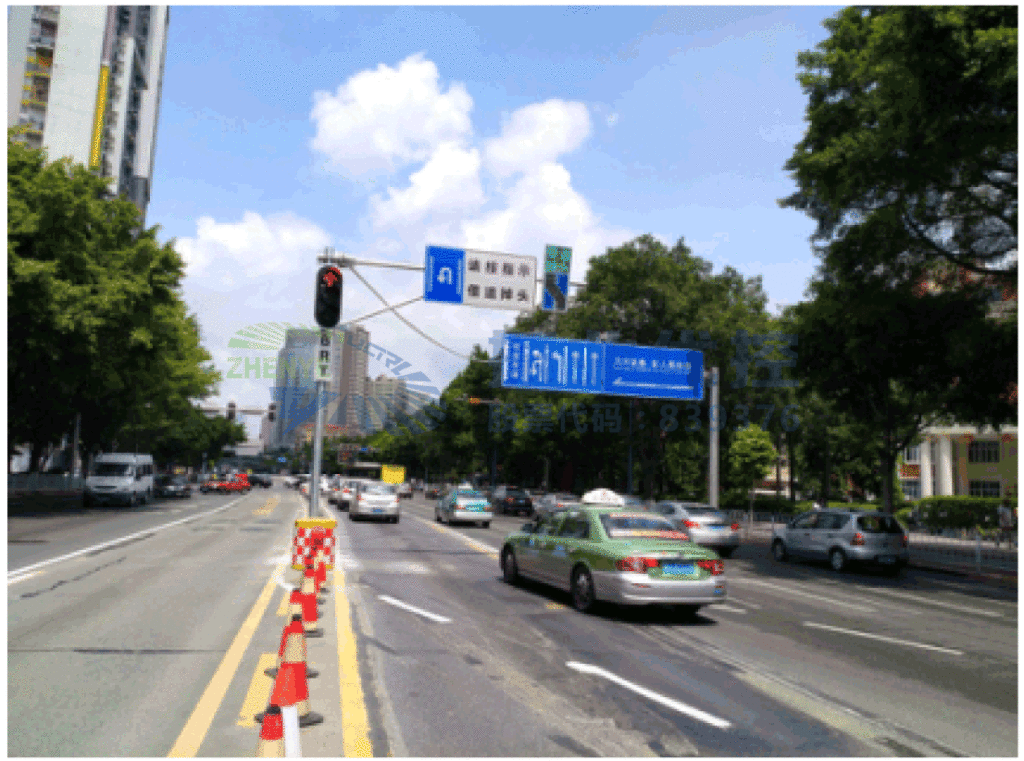 圖8 東進(jìn)口燈具及指示牌設(shè)置（優(yōu)化后）