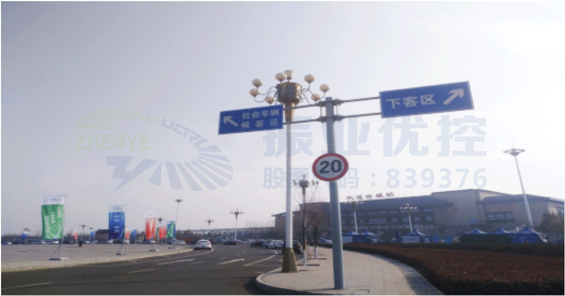 圖3 西交叉口標(biāo)志