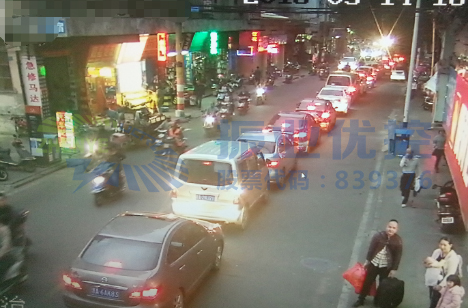 圖4 東進(jìn)口晚高峰路段排隊(duì)情況