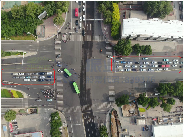 圖5 東西進(jìn)口車流分布