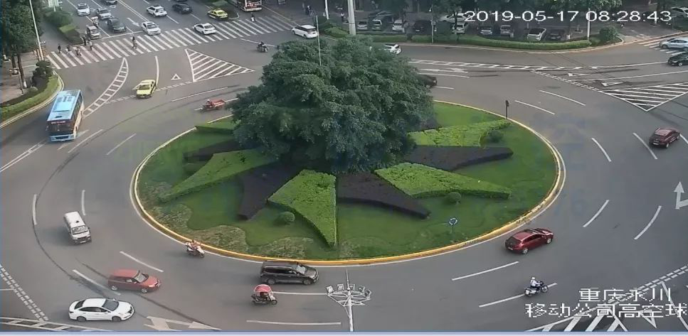 圖8 優(yōu)化后二轉(zhuǎn)盤高峰期通行情況