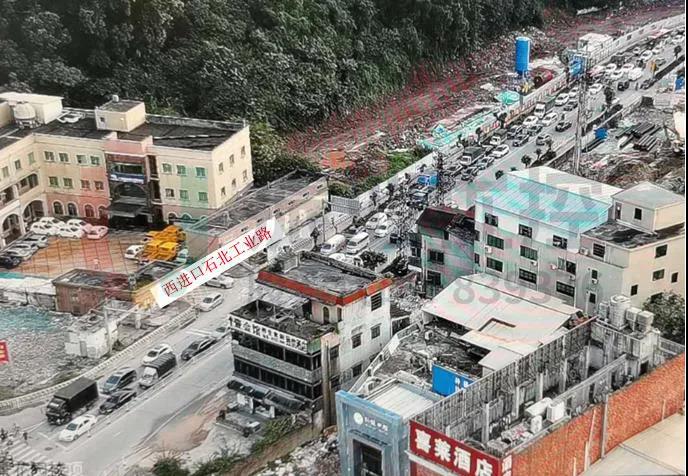 圖5 路口西進口排隊情況(優(yōu)化前)