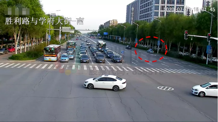 圖5 路段違停車輛