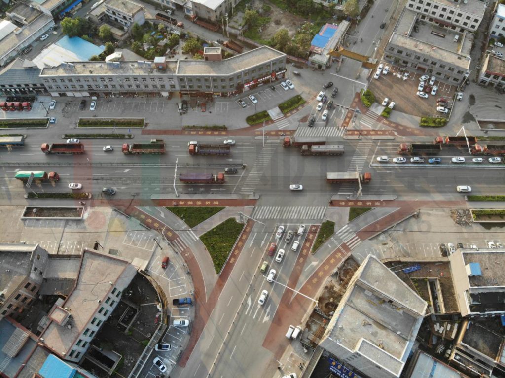 圖8 南政村口渠化設(shè)計(jì)優(yōu)化后效果