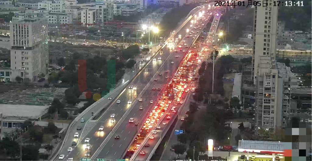 圖7 路口運行情況（優(yōu)化前）