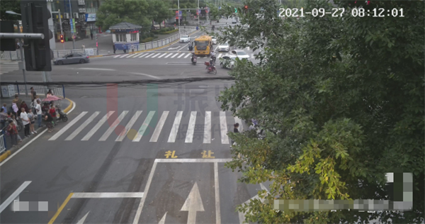 圖10-3 歇馬正街路口標(biāo)線(xiàn)優(yōu)化后效果圖-歇馬支路（東進(jìn)口）