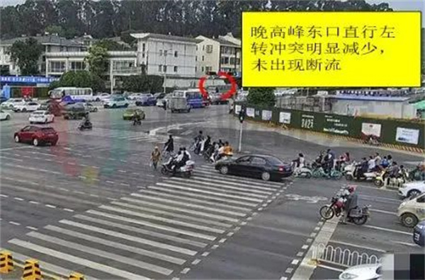 圖4-2 優(yōu)化后-東三環(huán)與白龍路交叉口