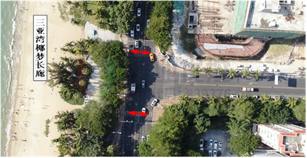 圖2 原路口高空圖