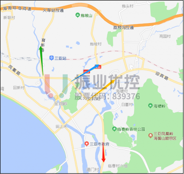 圖11-1 交通保障路線圖