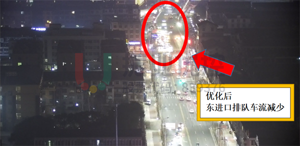 圖15?東進(jìn)口排隊(duì)情況（優(yōu)化后）