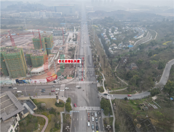 圖11 北進(jìn)口排隊(duì)長度(優(yōu)化后)