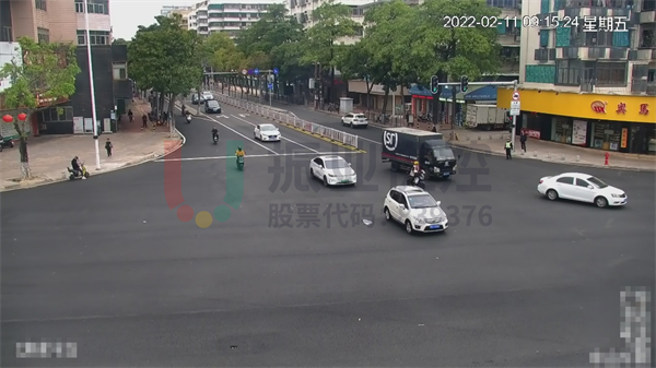 圖6 路口通行恢復(fù)正常