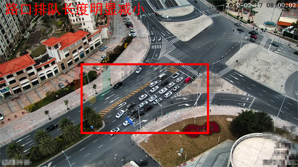 圖3 路口南進(jìn)口排隊長度