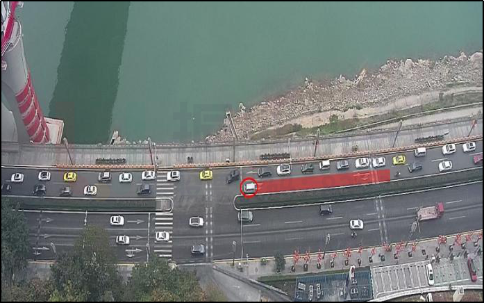 圖4 春森彼岸車庫路口車輛?？坑绊懬闆r